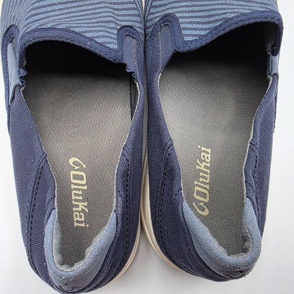 Olukai Lae\'ahi Lole Mens Size 9.5 Blue Slip On Sneaker Shoes Casual Comfort main image 7